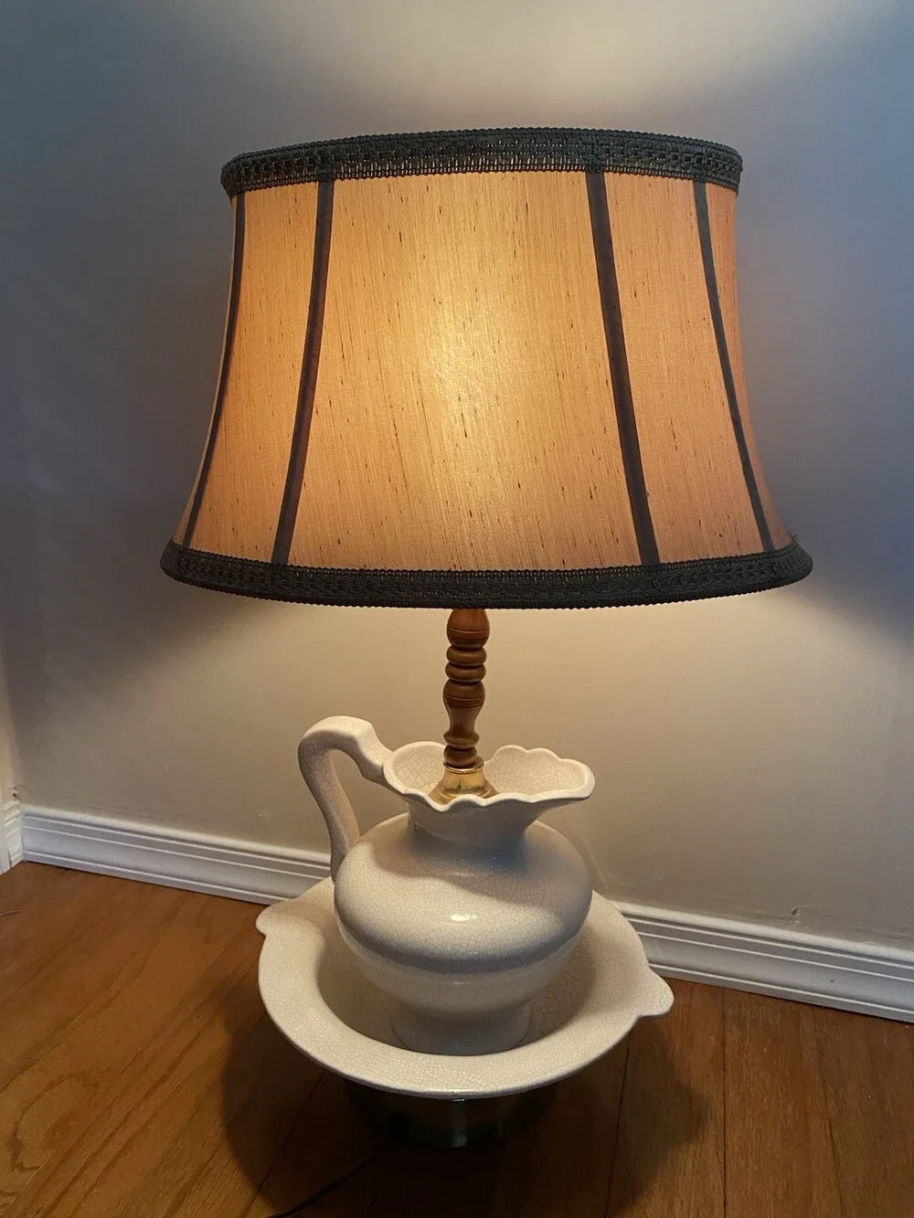 Vintage Teapot Lamp with Saucer and Cup 24